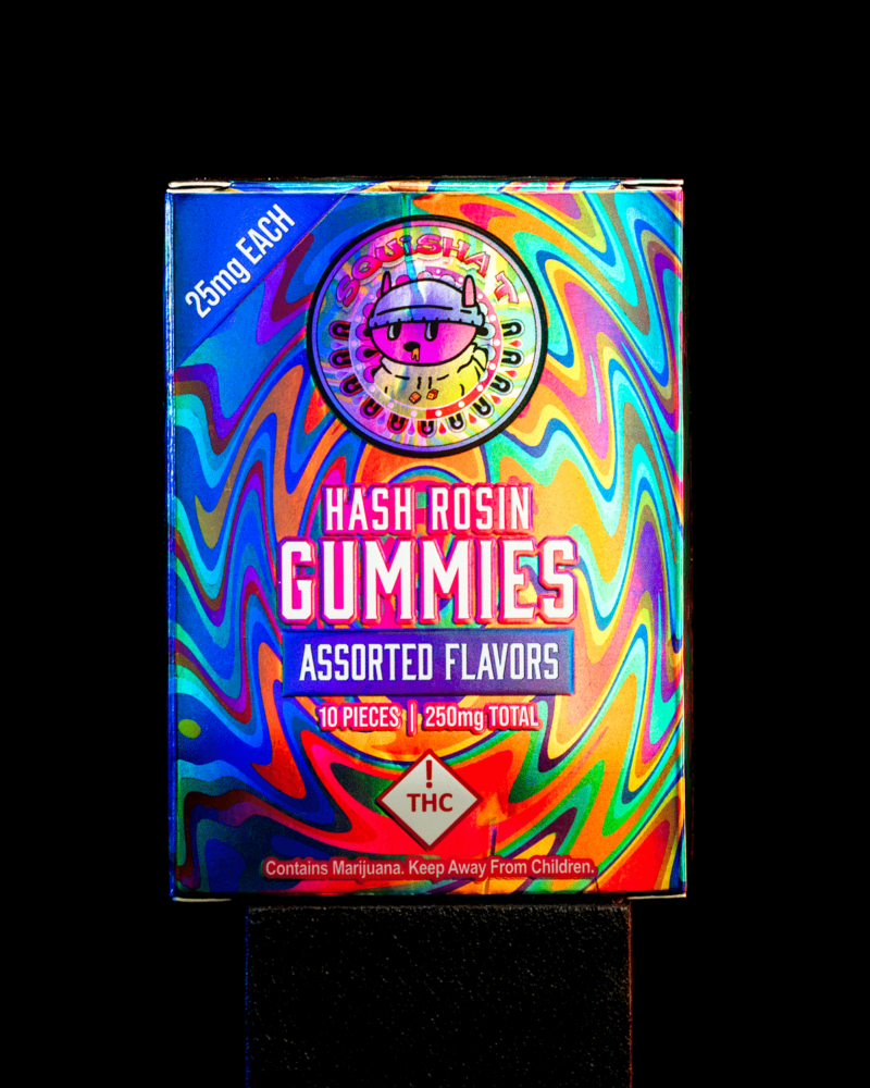 Squisha T Hash Rosin Gummies